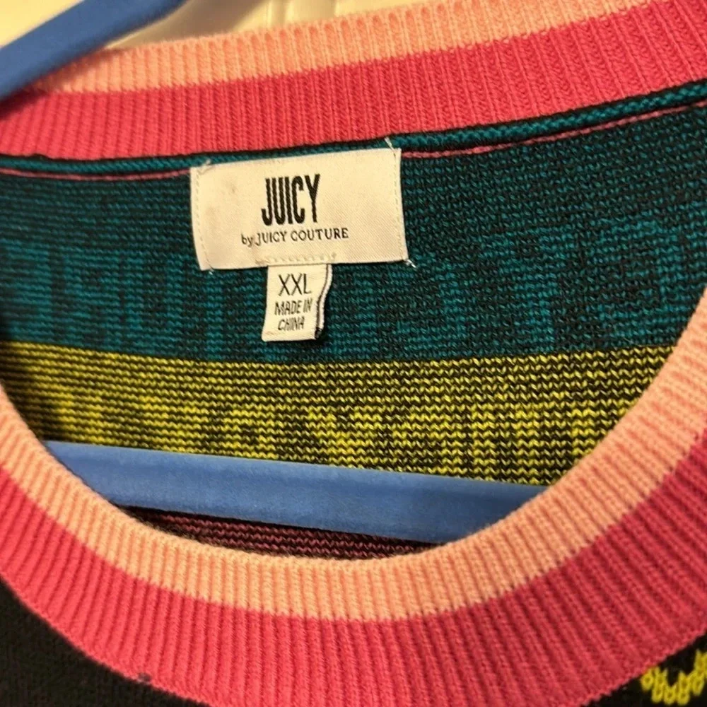 NWT! JUICY by Juicy Couture - Black Logo Sweater - Picture 4 of 8